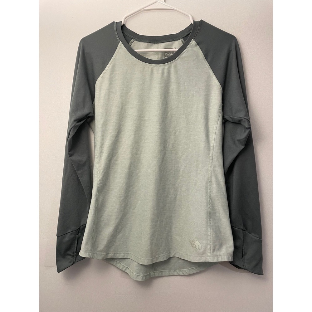 The North Face Dark Green/ Light Green Baseball Shirt